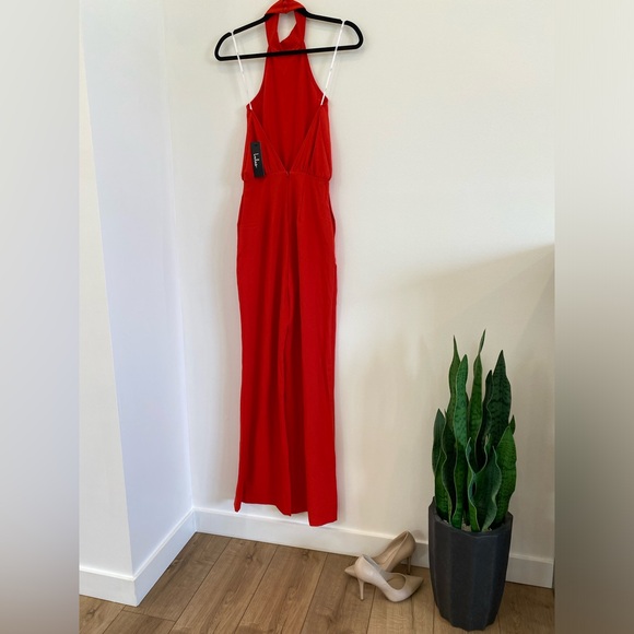 XS - LULUS Moment For Life Jumpsuit - RED. BNWT - Picture 1 of 4